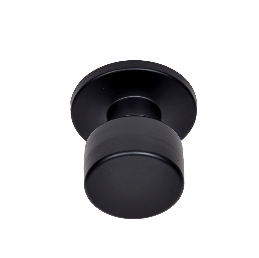 Better Home Products Mission Bell Passage Knob in Matte Black