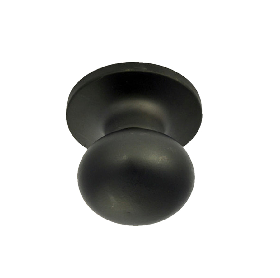Better Home Products Noe Valley Passage Knob in Matte Black