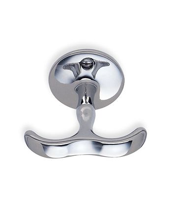 Beslagsboden Classic Multi Double Shelf Hook In Polished Chrome