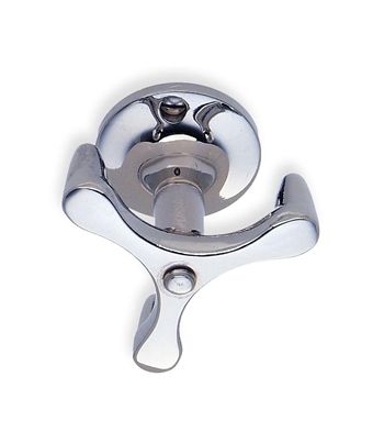 Beslagsboden Classic Multi Triple Spinning Hook In Polished Chrome
