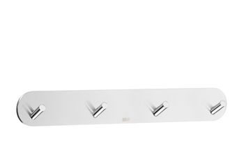 Beslagsboden Design Quadruple Mini Hook In Polished Stainless Steel