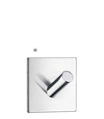 Beslagsboden Design Rounded Quadruple Hook In Polished Stainless Steel
