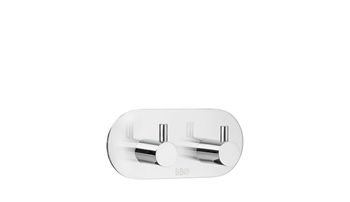 Beslagsboden Design Steel Double Circular Hook In Polished Stainless Steel