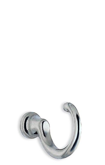 Beslagsboden Classic Loop Hook In Brushed Chrome