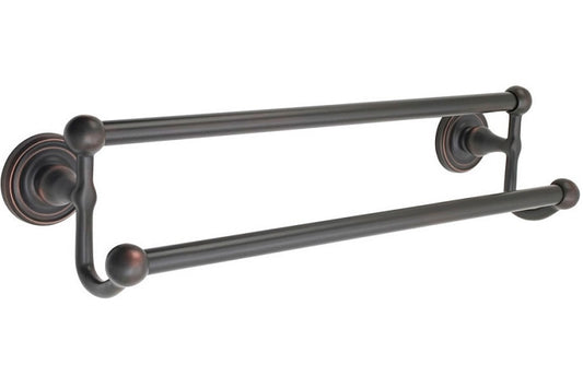 Emtek 24" Double Towel Bar Brass