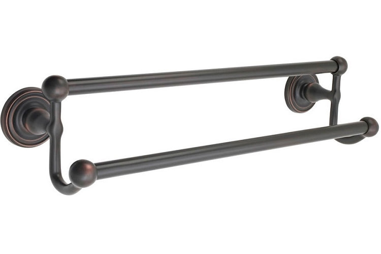 Emtek 30" Double Towel Bar Brass