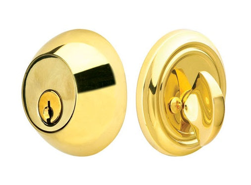 Emtek Regular Style Deadbolt - Polished Brass PVD Finish