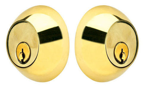 Emtek Regular Double Cylinder Deadbolt - Polished Brass PVD Finish