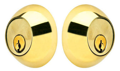 Emtek Regular Double Cylinder Deadbolt - Polished Brass PVD Finish