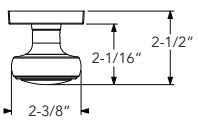 Bremerton Knob Dimensions