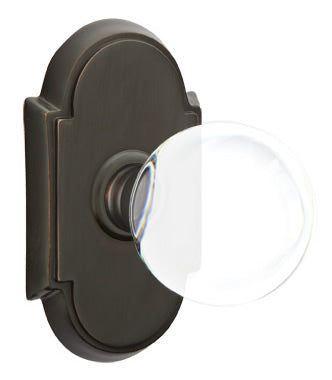 Emtek Bristol Interior Mortise Knob with #8 Rosette