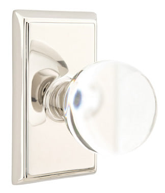 Emtek Bristol Knob - Rectangular Rosette