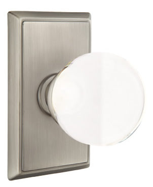 Emtek Bristol Knob - Rectangular Rosette