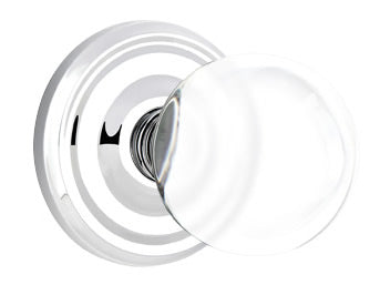 Emtek Bristol Interior Mortise Knob with Regular Rosette