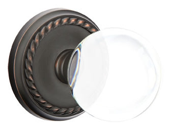 Emtek Bristol Interior Mortise Knob with Rope Rosette
