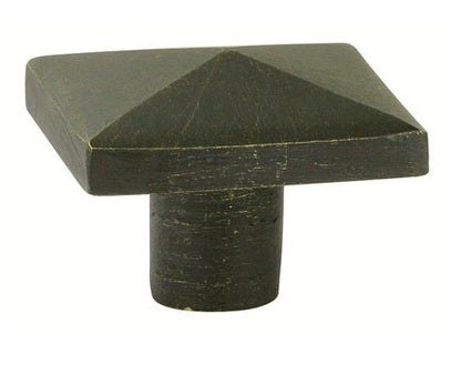 Emtek Square 1 5/8 Inch Cabinet Knob Medium Bronze
