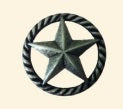 Bucksnort 3-D Star With Narrow Rope
