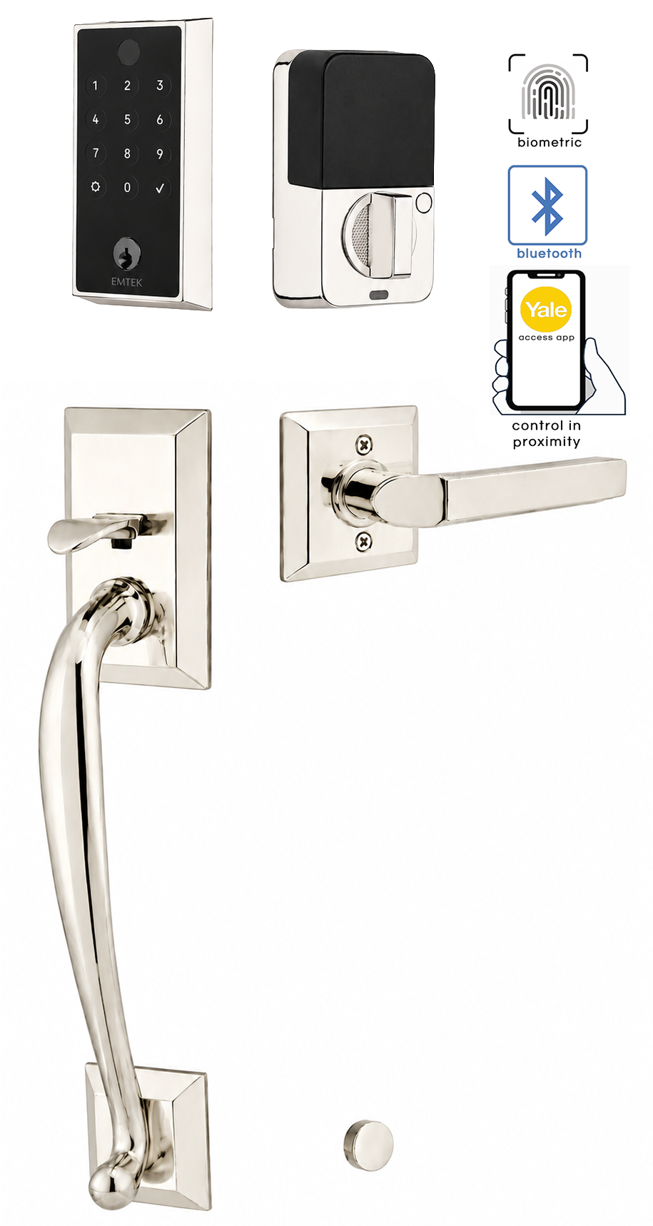 Emtek Franklin Empowered 2 Entry Handleset