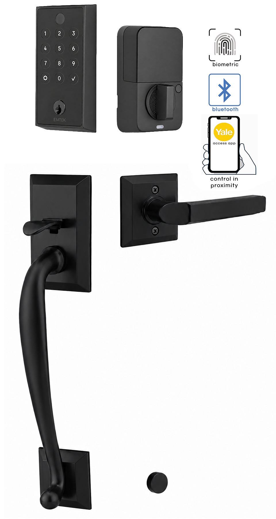 Emtek Franklin Empowered 2 Entry Handleset