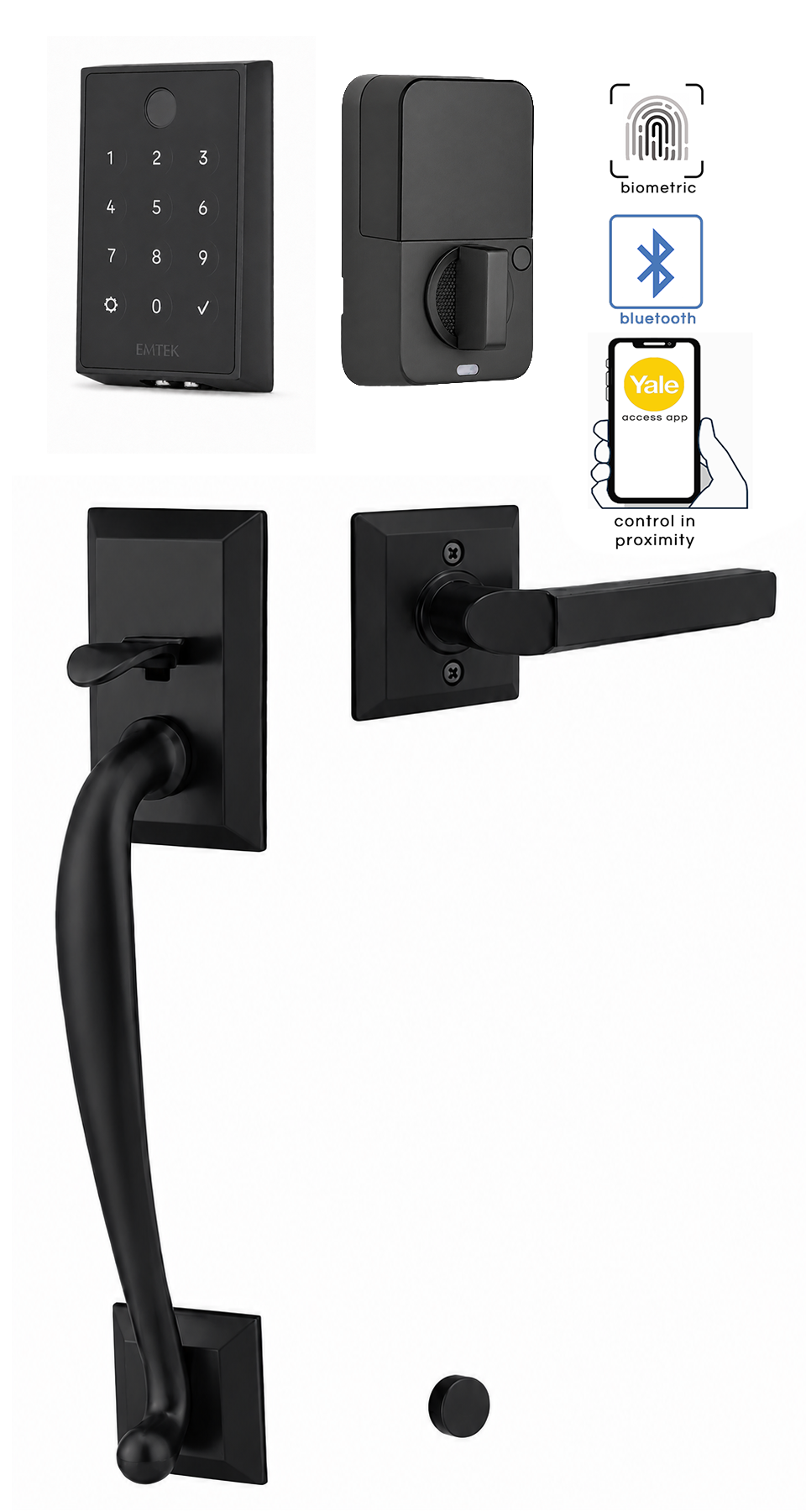 Emtek Franklin Empowered 2 Entry Handleset