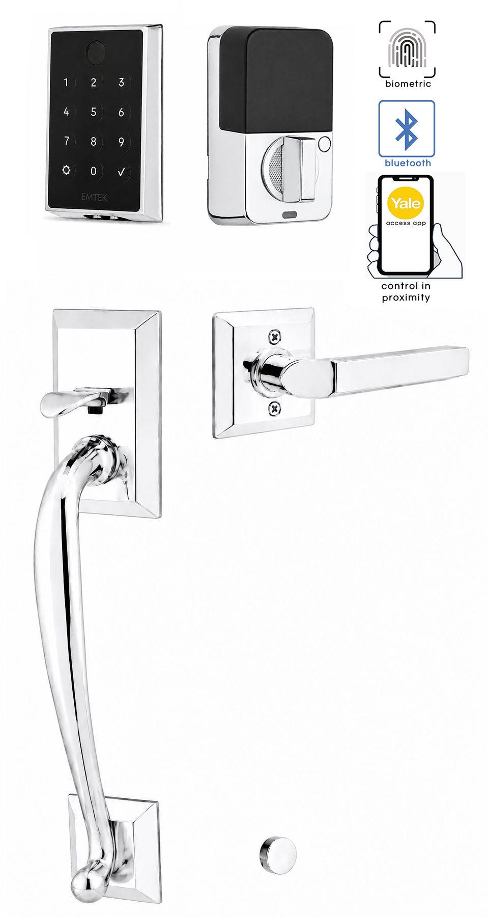 Emtek Franklin Empowered 2 Entry Handleset