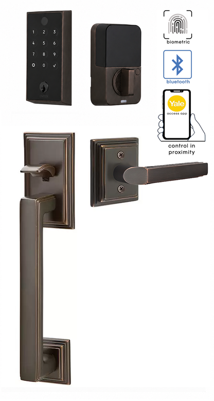 Emtek Hamden Entrance Handleset