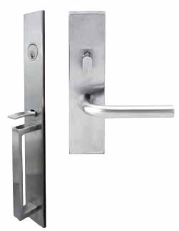 Inox BW Handleset with Cologne Lever