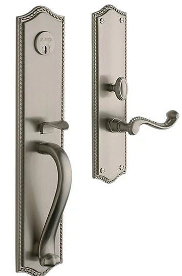 Baldwin Bristol Mortise Entry Handleset - Oil Rubbed Bronze