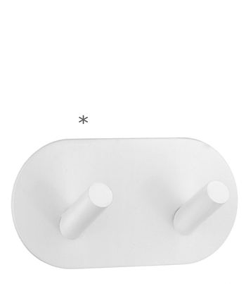 Beslagsboden Design Double Hook In White