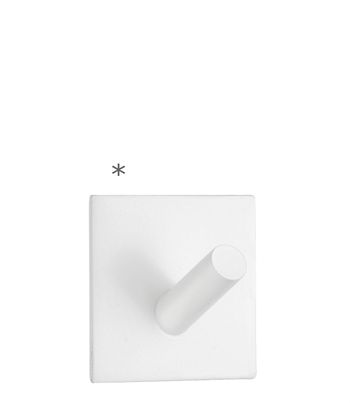 Beslagsboden Design Square Hook In White