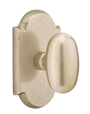 Emtek Bronze Egg Sandcast knob - Style #1 Rosette