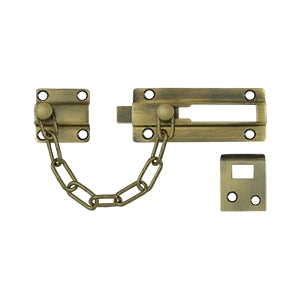 Deltana CDG35 Door Chain Guard - Antique Brass
