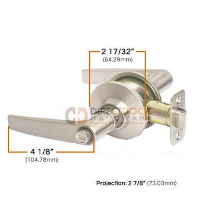 Sure-Loc Cedar HC Cylindrical Lever - Satin Nickel