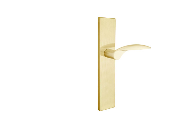 Emtek Configuration 2x10" Modern Multipoint Lock Trim Satin Brass