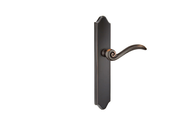 Emtek Configuration 2 2x10 Inch Multi Point Lock - Brass Concord Plate Trim Only