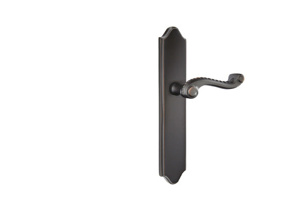 Emtek Configuration 2 2x10 Inch Multi Point Lock - Brass Concord Plate Trim Only