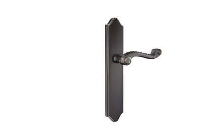 Emtek Configuration 2 2x10 Inch Multi Point Lock - Brass Concord Plate Trim Only