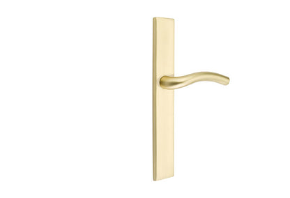 Emtek Configuration 2 Modern 1 1/2 x 11 Inch Multi Point Lock Trim Only Satin Brass