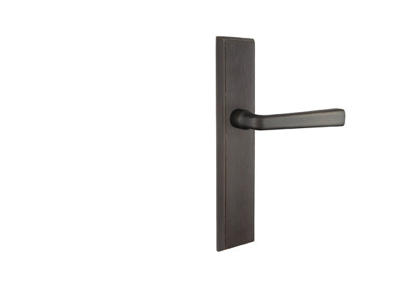 Emtek Configuration 3 Sandcast Rectangular 2X10 Multi Point Lock Trim Only