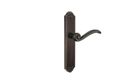 Emtek Configuration 3 Cast Bronze Tuscany 2X10 Multi Point Lock Trim Only