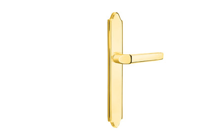 Emtek Configuration 3 Multi Point Lock - 1 1/2 x11 Inch Brass Concord Plate Trim Only