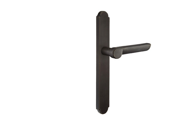 Emtek Configuration 3 Sandcast Arched 1 1/2 Inch x11 Inch Multi Point Lock Trim Only