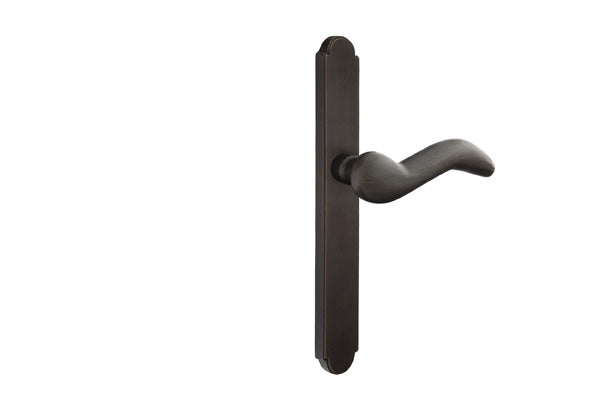 Emtek Configuration 3 Sandcast Arched 1 1/2 Inch x11 Inch Multi Point Lock Trim Only