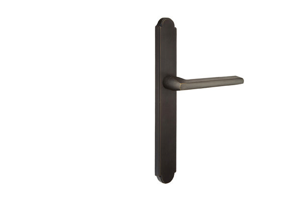 Emtek Configuration 3 Sandcast Arched 1 1/2 Inch x11 Inch Multi Point Lock Trim Only
