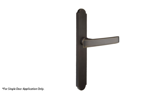 Emtek Configuration 3 Sandcast Arched 1 1/2 Inch x11 Inch Multi Point Lock Trim Only