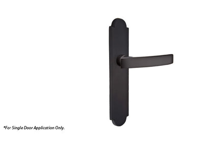 Emtek Configuration 4 Sandcast Arched 2X10 Multi Point Lock Trim Only