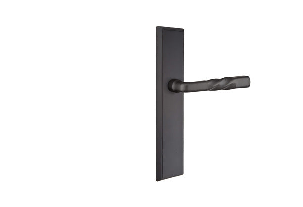 Emtek Configuration 4 Sandcast Rectangular 2X10 Multi Point Lock Trim Only