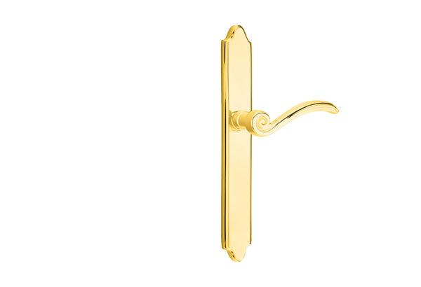 Emtek Configuration 4 Multi Point Lock - 1 1/2 x11 Inch Brass Concord Plate Trim Only