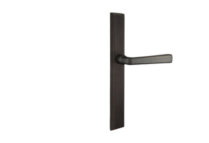 Emtek Configuration 5 1 1/2" x 11" Rectangular Sandcast Multipoint Lock Trim Cimarron Lever
