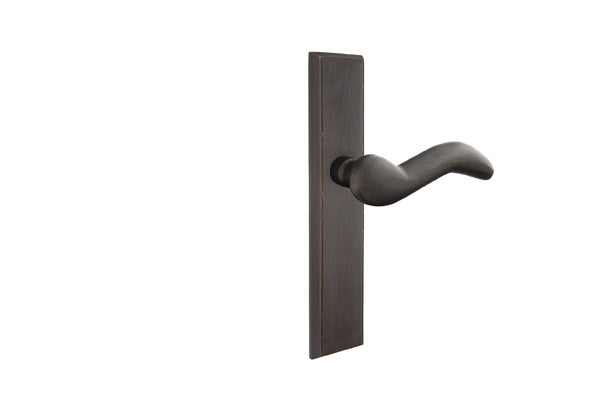 Emtek Configuration 5 2x10 Sandcast Rectangular Patio Locks Cody Lever
